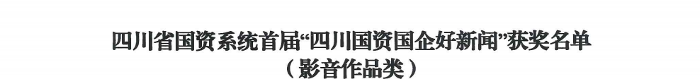 四川省月博集团荣获首届“四川国资国企好新闻”银铜两奖